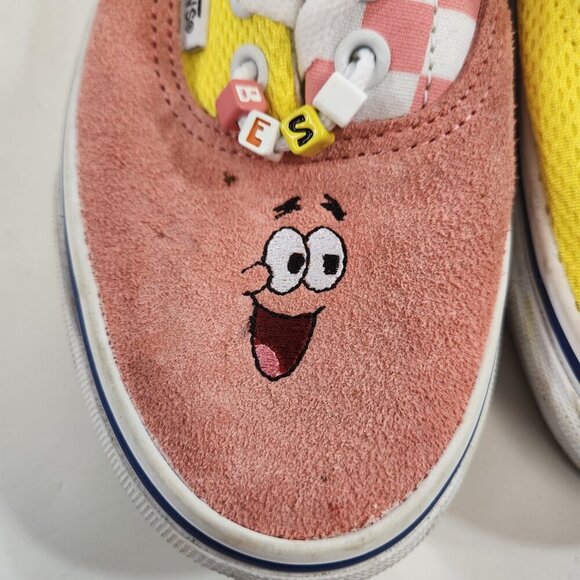 Spongebob Squarepants Vans Sneakers Shoes Womens 6.5 - Picture 3 of 13